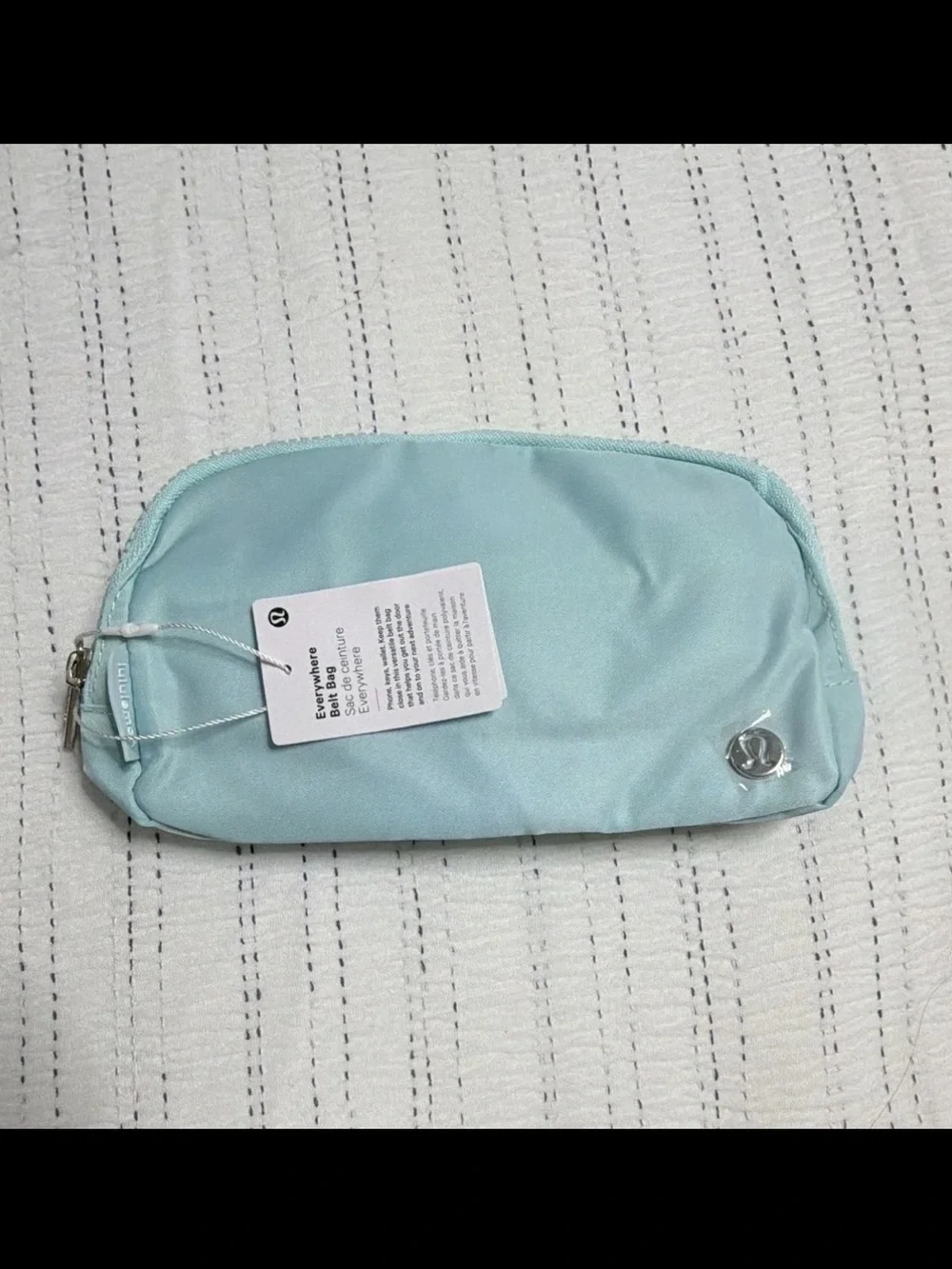 lululemon athletica Light Blue Cosmetic Pouch